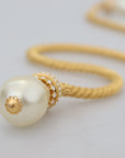 Dolce & Gabbana Elegant Gold Brass Pearl Statement Necklace
