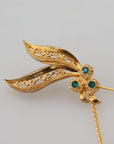 Dolce & Gabbana Elegant Gold-Toned Silver Brooch Pin