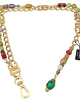Dolce & Gabbana Elegant Gold Tone Chain Belt