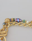 Dolce & Gabbana Elegant Gold Tone Chain Belt