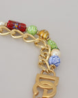 Dolce & Gabbana Elegant Gold Tone Chain Belt