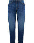 Yes Zee Blue Cotton Men Jeans
