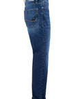 Yes Zee Blue Cotton Men Jeans