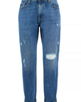 Yes Zee Blue Cotton Men Jeans