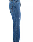 Yes Zee Blue Cotton Men Jeans