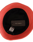 Dolce & Gabbana Elegant Peach Bucket Hat - Summer Chic Essential
