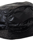 Dolce & Gabbana Sleek Black Bucket Cap with Logo Detail
