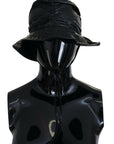 Dolce & Gabbana Sleek Black Bucket Cap with Logo Detail