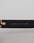 Dolce & Gabbana Chic Brown Acetate Sunglasses