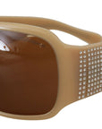 Dolce & Gabbana Elegant Cream Swarovski Sunglasses