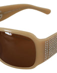 Dolce & Gabbana Elegant Cream Swarovski Sunglasses