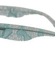 Dolce & Gabbana Elegant Blue Lace Detail Sunglasses