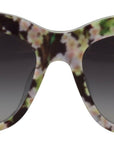Dolce & Gabbana Elegant Black Multicolor Gradient Sunglasses