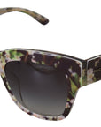 Dolce & Gabbana Elegant Black Multicolor Gradient Sunglasses