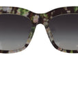 Dolce & Gabbana Elegant Black Multicolor Gradient Sunglasses