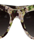 Dolce & Gabbana Elegant Black Multicolor Gradient Sunglasses
