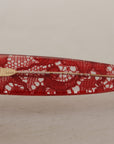 Dolce & Gabbana Elegant Red Lace Detail Sunglasses