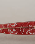 Dolce & Gabbana Elegant Red Lace Detail Sunglasses