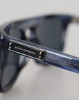 Dolce & Gabbana Elegant Blue Acetate Sunglasses for Women