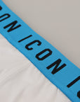 Dsquared² Elegant White Cotton Stretch Briefs