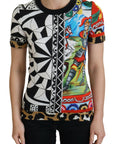 Dolce & Gabbana Elegant Multicolor Cotton Casual Tee