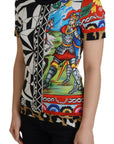 Dolce & Gabbana Elegant Multicolor Cotton Casual Tee