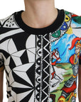 Dolce & Gabbana Elegant Multicolor Cotton Casual Tee