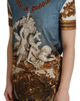 Dolce & Gabbana Chic Angel Print Casual Cotton Tee