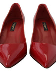 Dolce & Gabbana Exquisite Red Patent Leather Pumps