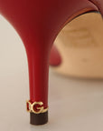 Dolce & Gabbana Exquisite Red Patent Leather Pumps