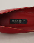 Dolce & Gabbana Exquisite Red Patent Leather Pumps