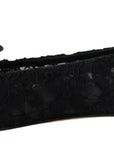 Dolce & Gabbana Elegant Floral Lace Flat Vally Shoes