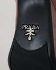 Prada Elegant Dark Rose Suede Heels