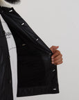 Dolce & Gabbana Elegant Black Leather Bomber Jacket