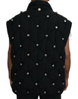Dolce & Gabbana Elegant Black Sleeveless Vest Jacket