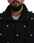 Dolce & Gabbana Elegant Black Sleeveless Vest Jacket