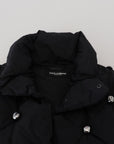 Dolce & Gabbana Elegant Black Sleeveless Vest Jacket