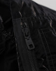 Dolce & Gabbana Elegant Black Bomber Hooded Jacket