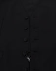 Dolce & Gabbana Elegant Black Formal Dress Vest