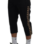 Dolce & Gabbana Elegant Leopard Print Cropped Pants