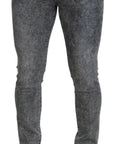 Dolce & Gabbana Elegant Grey Skinny Jeans