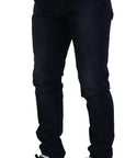 Dolce & Gabbana Sleek Skinny Jeans in Dark Blue