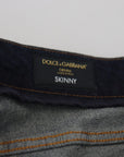 Dolce & Gabbana Sleek Skinny Jeans in Dark Blue