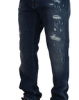 Dolce & Gabbana Elegant Skinny Blue Jeans