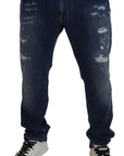 Dolce & Gabbana Elegant Skinny Blue Jeans
