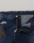 Dolce & Gabbana Elegant Skinny Blue Jeans