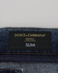 Dolce & Gabbana Elegant Skinny Blue Jeans