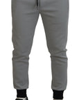Dolce & Gabbana Elegant Grey Jogger Pants