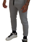Dolce & Gabbana Elegant Grey Jogger Pants