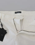 Dolce & Gabbana Elegant White Cotton Chino Pants